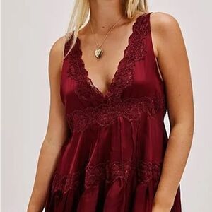 Free People In This Groove Mini Slip Large